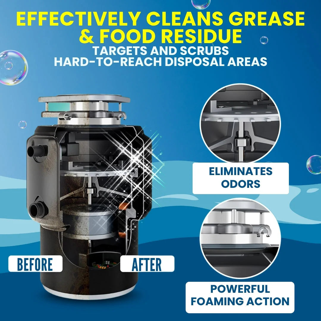 🎉LemonBlast Yellow Bubble Tablets – Odor Eliminator + Blockage Remover🤩